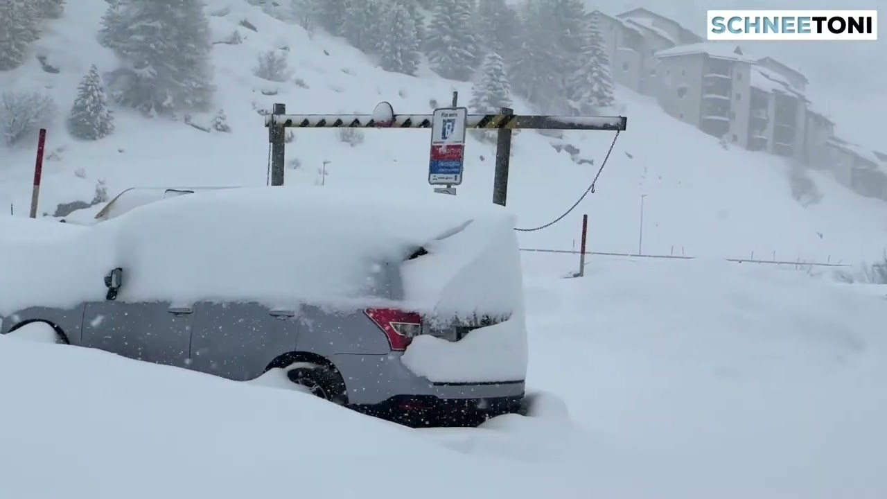 Die Südalpen versinken im Schnee