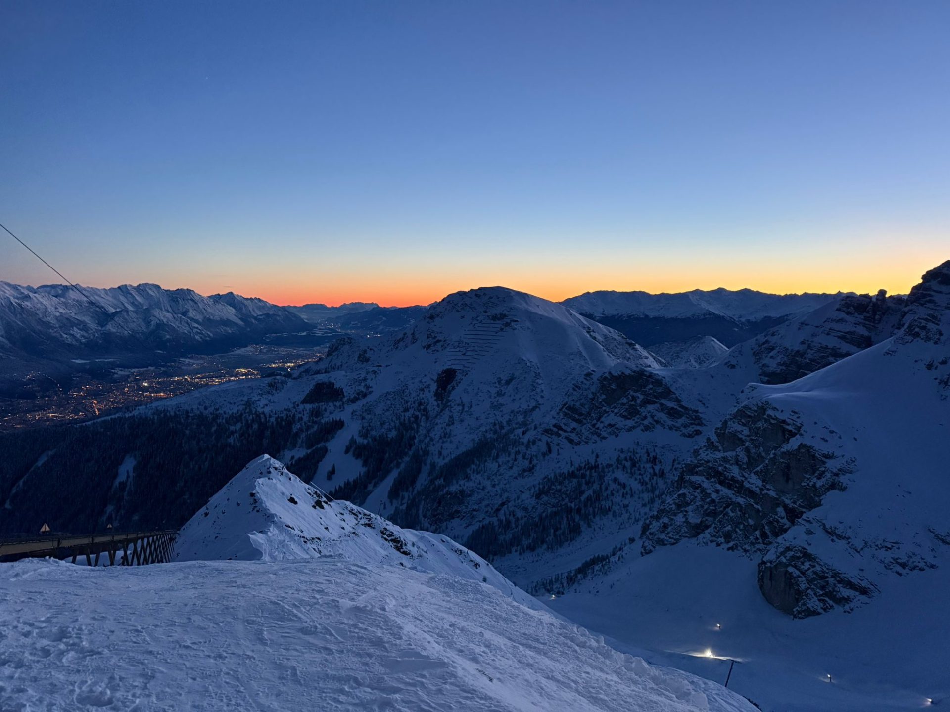 Panorama der Tiroler Alpen