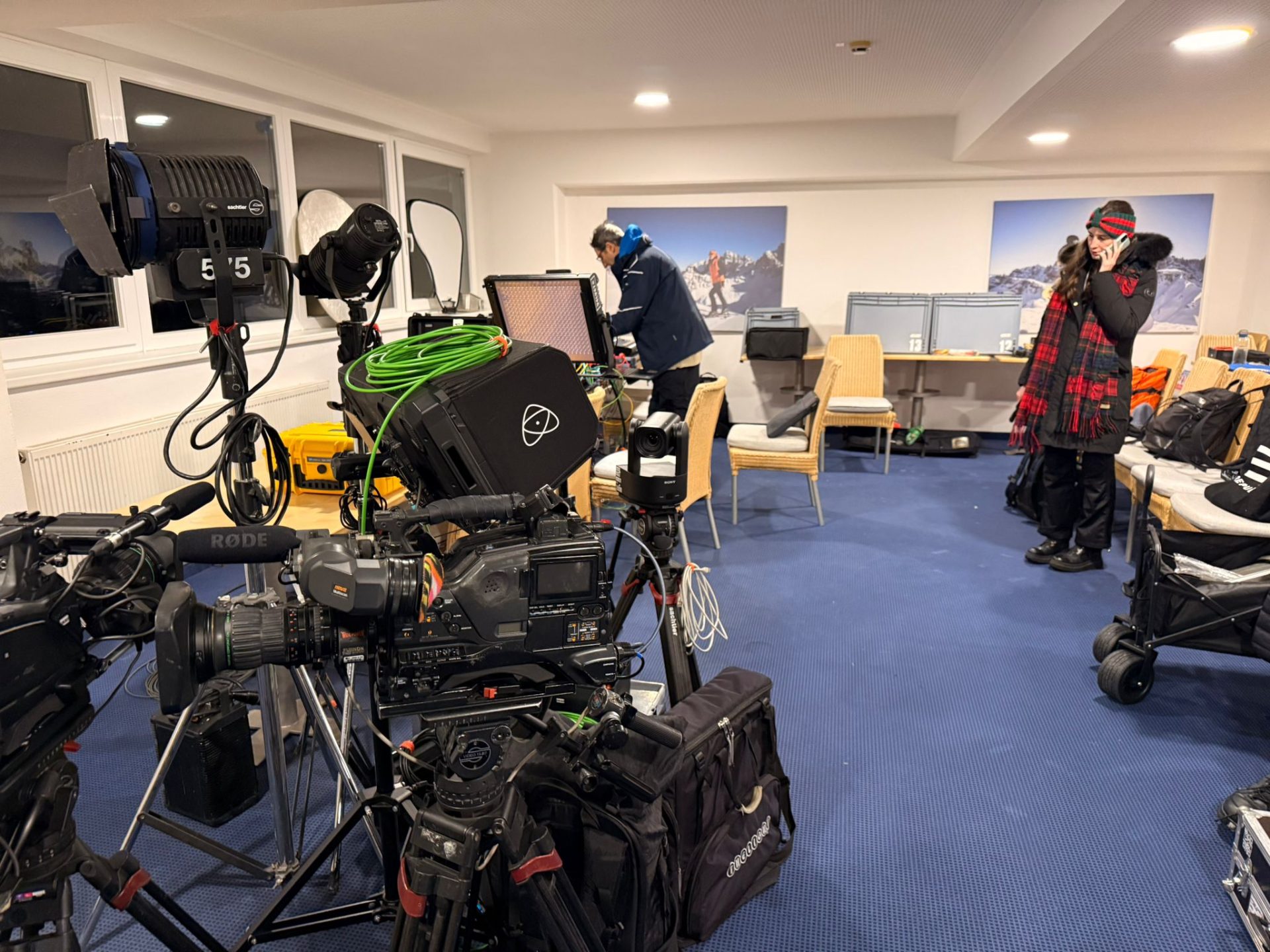 Technikraum am Gipfel