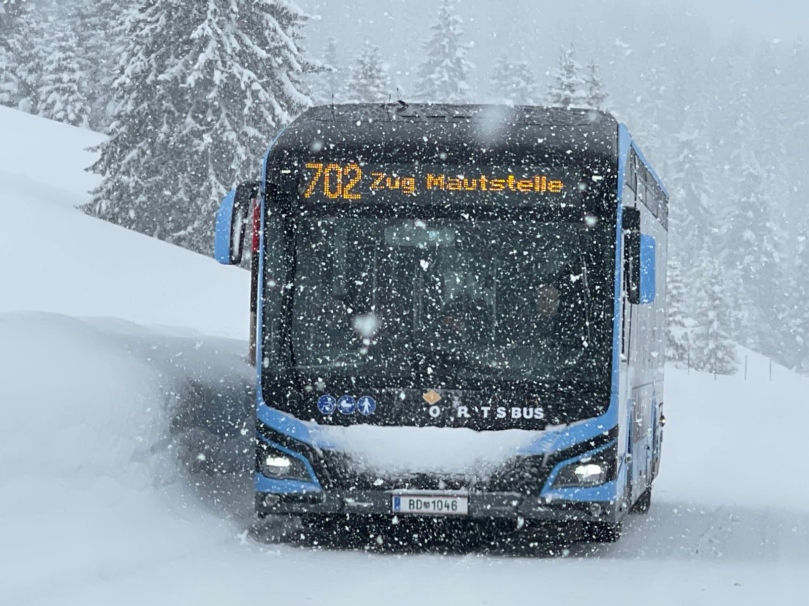 Schnee in Lech am 21. Februar 2026